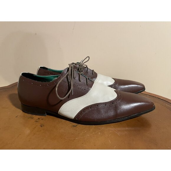 Burt Makai Bespoke Handmade Leather Oxford shoes Men\'s Size: 14-15 (F156)